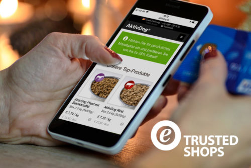 AktivDog ist jetzt Trusted Shops zertifiziert