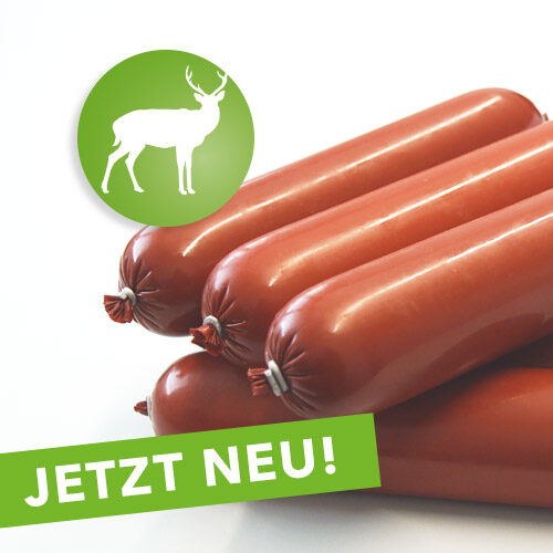 Jetzt neu! AktivDog Trainingswürste für Hunde in der Sorte Wild. Schnittfest und Lecker!